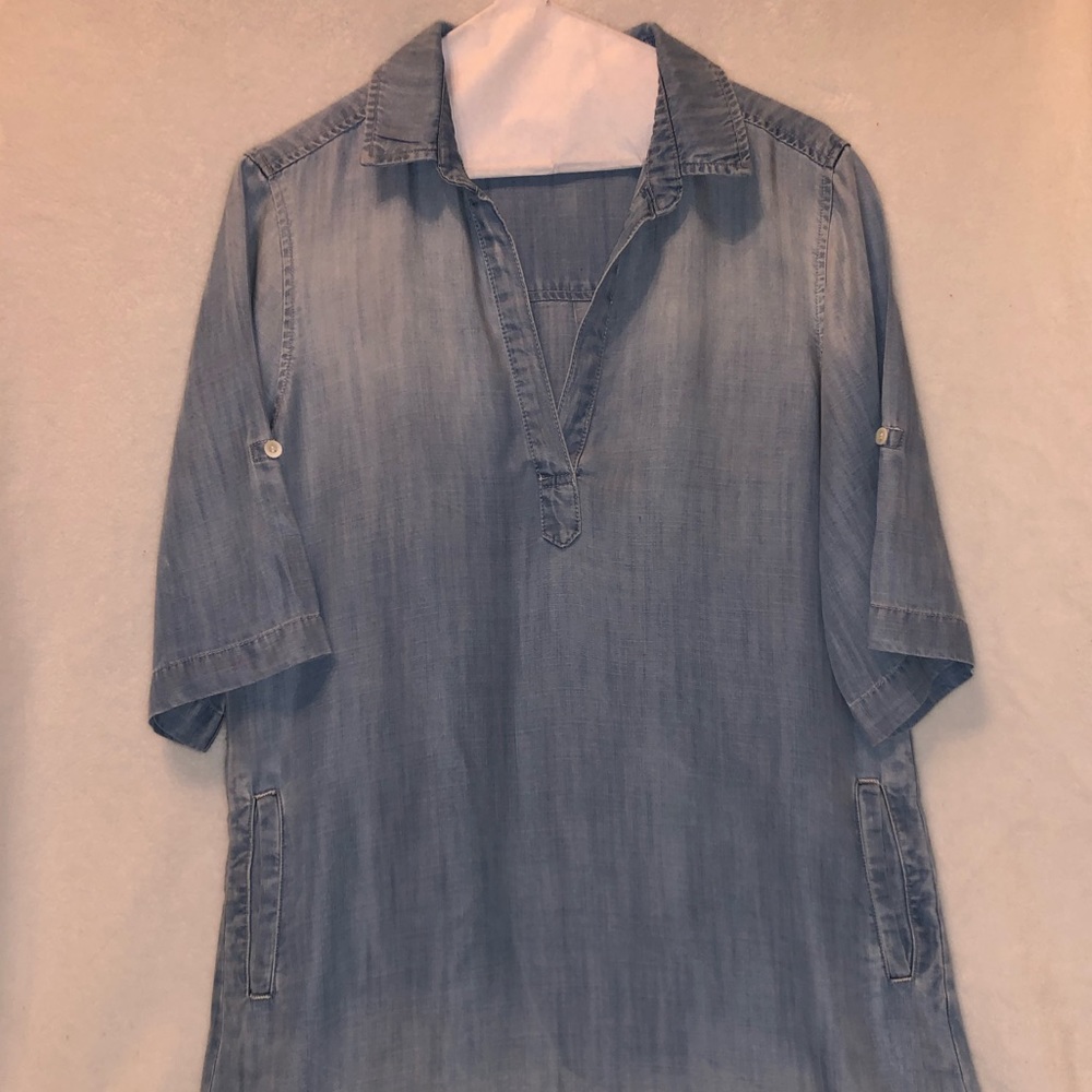 Cloth & Stone Denim Shift Dress